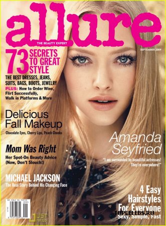 Amanda Seyfried в журнале "Allure" (сентябрь 2009)