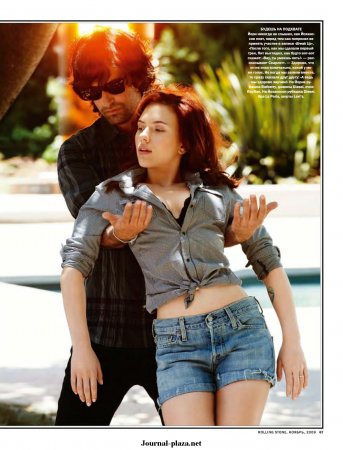 Scarlett Johansson и Pete Yorn в журнале Rolling Stone Russia (ноябрь 2009)