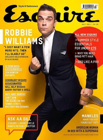 Robbie Williams в журнале Esquire UK (июль 2011)