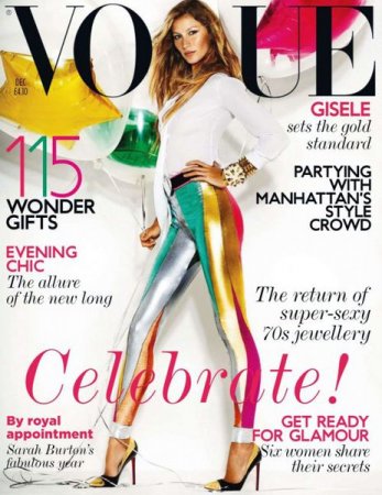 Gisele Bundchen в журнале Vogue (декабрь 2011)