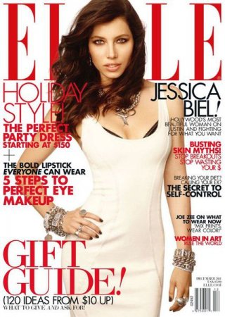 Jessica Biel в журнале Elle (декабрь 2011)