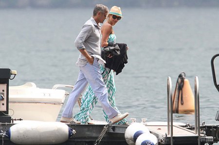 Итальянские каникула Джорджа Клуни и его девушки
