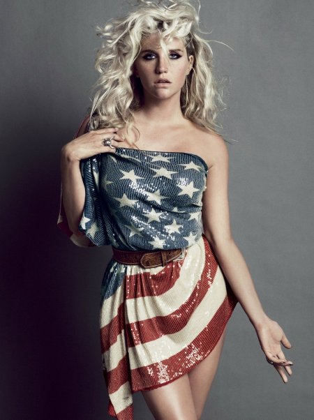 Кеша в фотосессии для V Magazine (лето 2012)