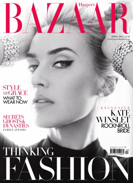 Кейт Уинслет – в новом номере Harper's Bazaar (апрель 2013)